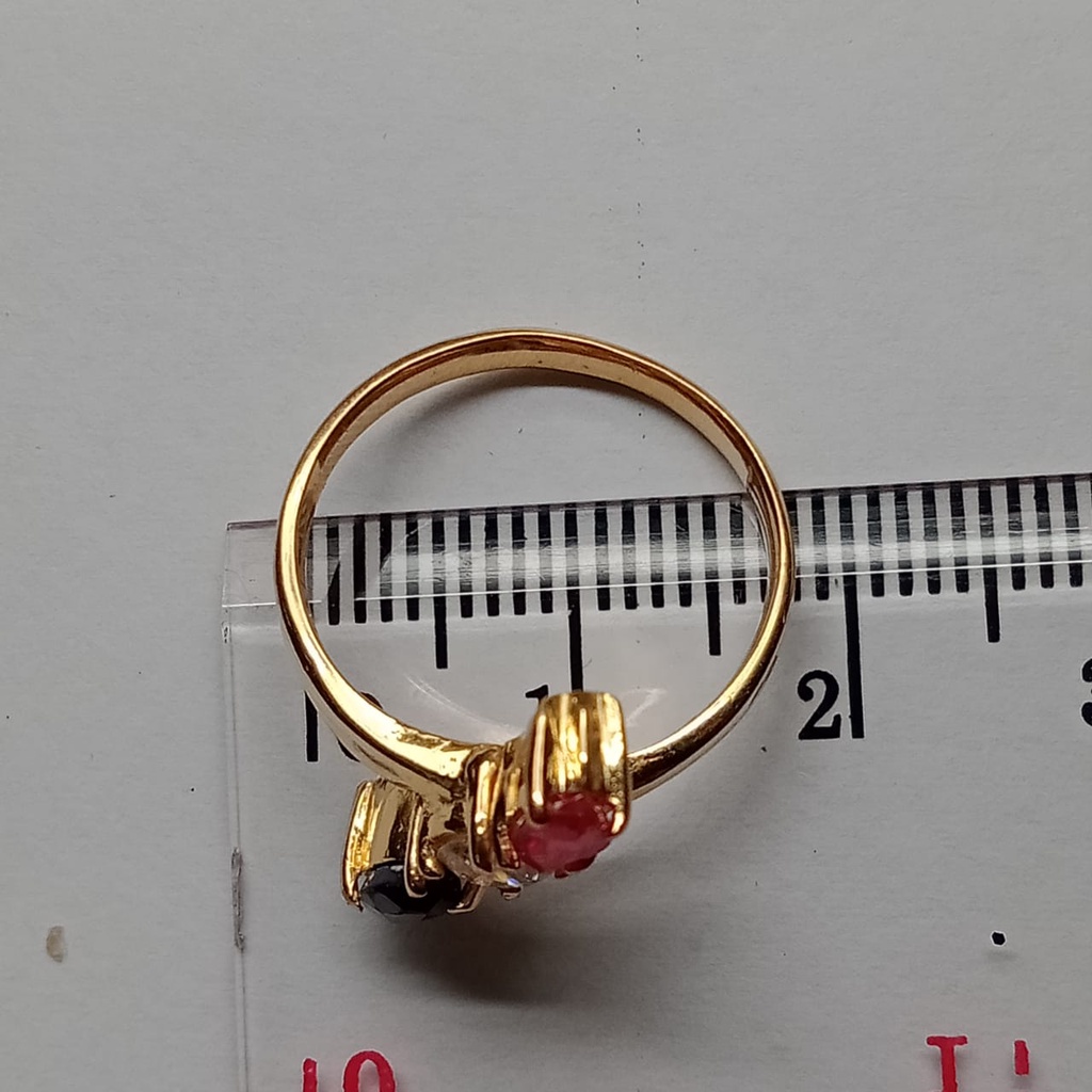 Cincin Emas 17K - 3.4 Gr Kadar 750 - 4398