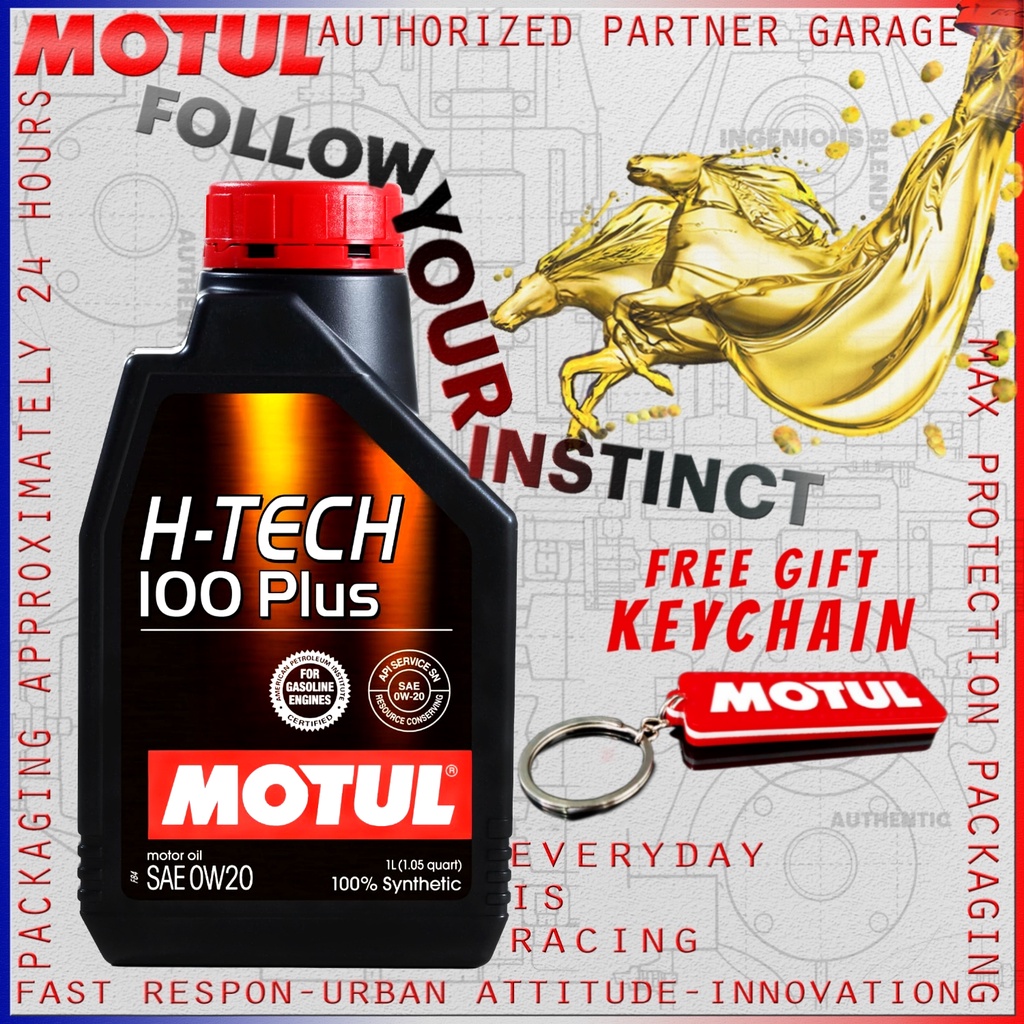 MOTUL H-TECH 100 PLUS 0W20 SN 1L