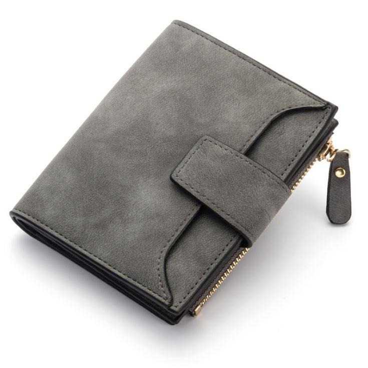 Baellerry Dompet Wanita Leather Wallet - N2347 - Dark Gray