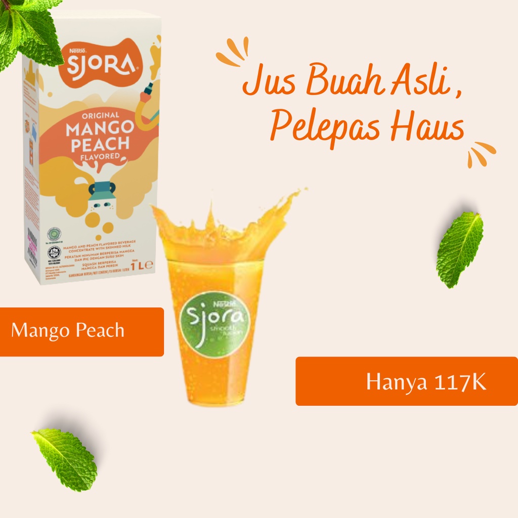 

SJORA® Persik Mangga 1L