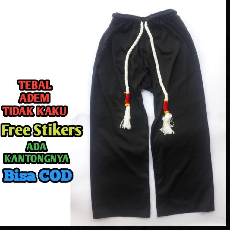 HARGA BERSAHABAT Celana Silat Tali Warok Warna Hitam (Selalu Ready Stok)