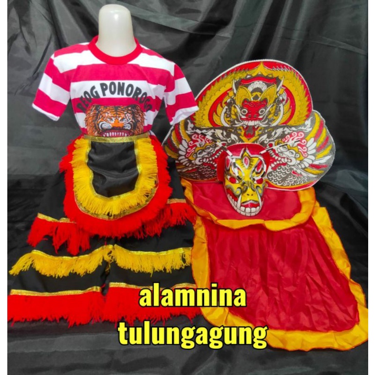 setelaen kaos reog ponorogo barongan devil kuda lumping cambuk udeng jawa