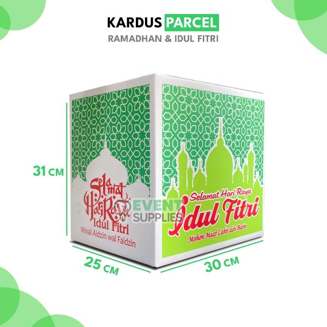 

Dus Box Parcel Lebaran Idul Fitri Kemasan Hampers Kardus Motif Ramadhan