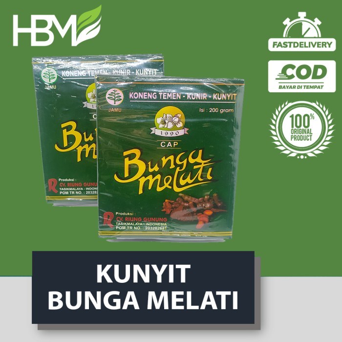 

JAMU KONENG TEMEN -KUNIR - KUNYIT CAP BUNGA MELATI