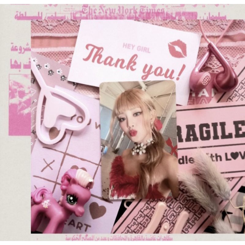 OFFICIAL PHOTOCARD MINNIE G-(IDLE) NXDE I LOVE YOU PHOTOBOOK OFC PC