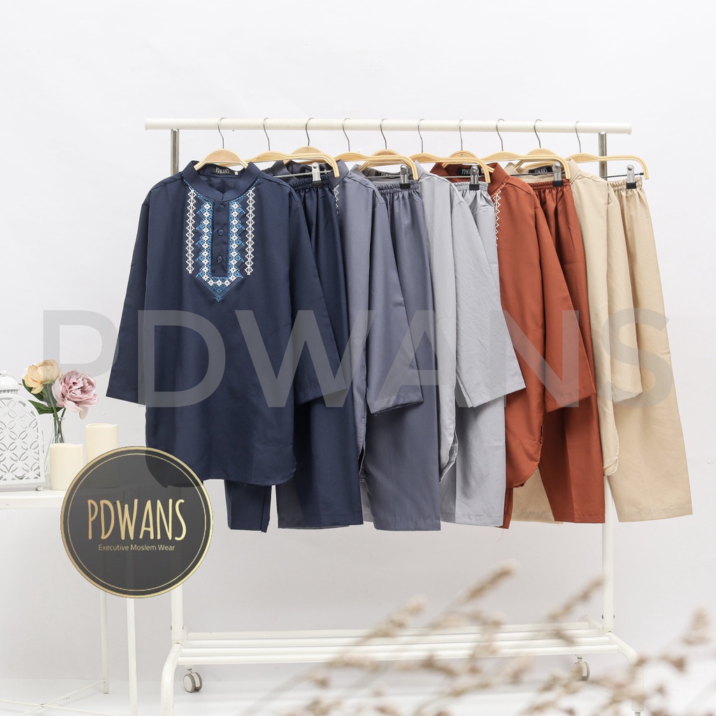 BAJU KOKO Poli Katun Setelan Pakistan Remaja Warna Ukuran Tanggung 11 12 13 14 15 Tahun PDWANS - BGM11W