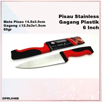 Pisau Dapur/Serbaguna Stainless Gagang Plastik