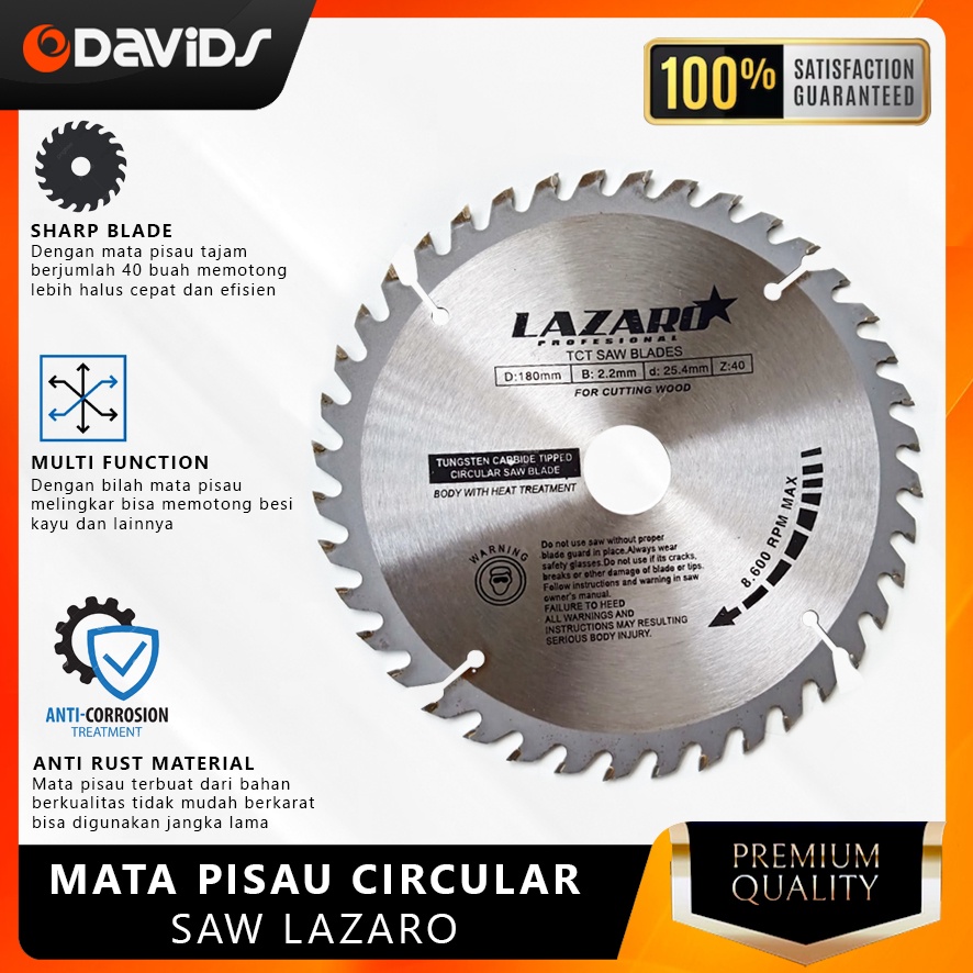 Mata circular saw gerinda pisau potong kayu Lazaro 4 inch