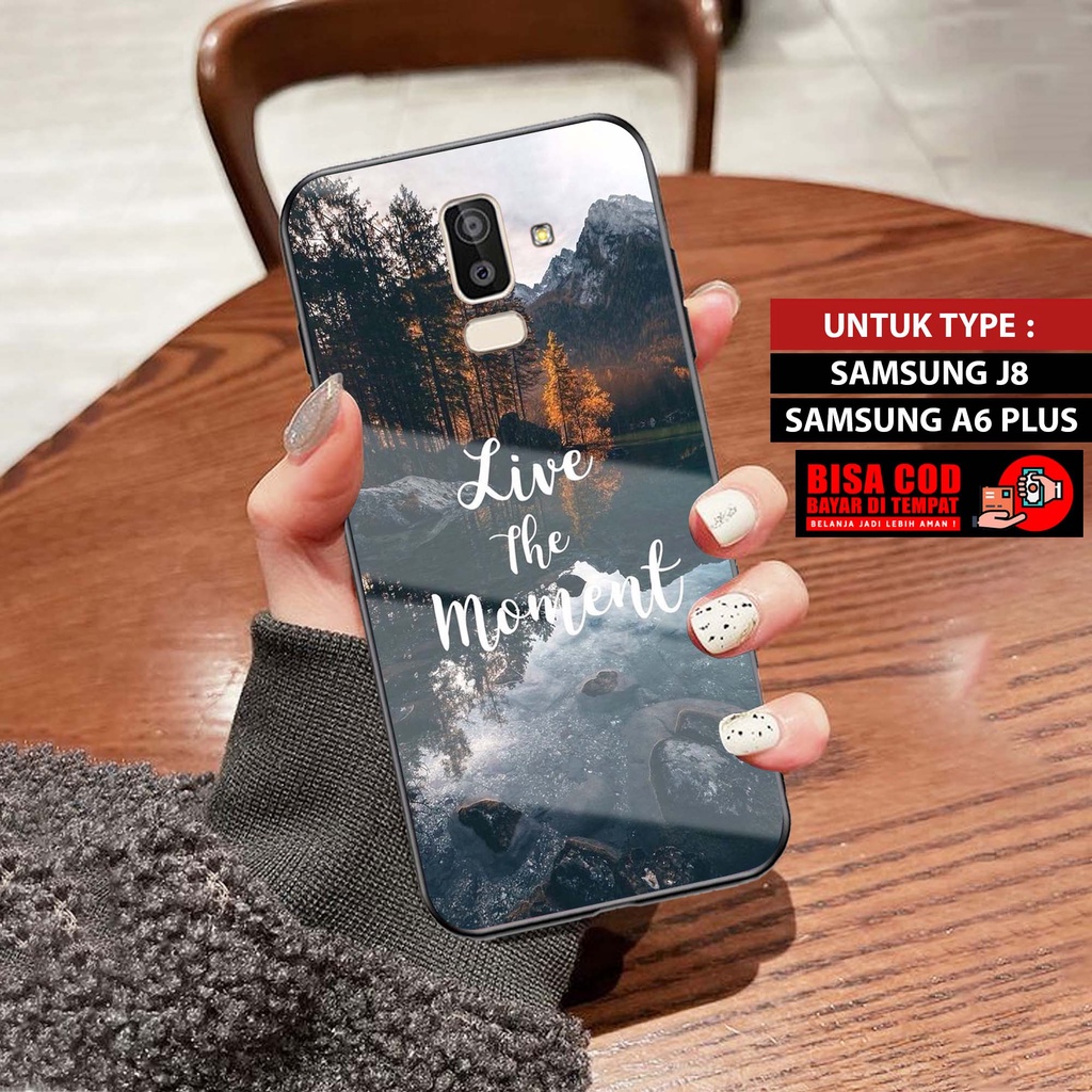 Case Samsung J8 / A6 Plus - AGM CASE - Fashion Case hp Samsung J8 - Casing hp Samsung A6 Plus - Sili