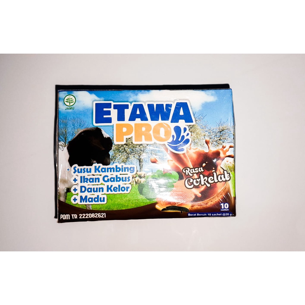 

Susu Kambing EtawaPro Bubuk Rasa Coklat Ikan Gabus Daun Kelor Original