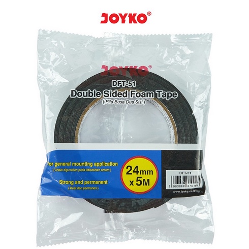 DOUBLE TAPE JOYKO BUSA 1 IN - SIDED FOAM TAPE PITA DUA SISI