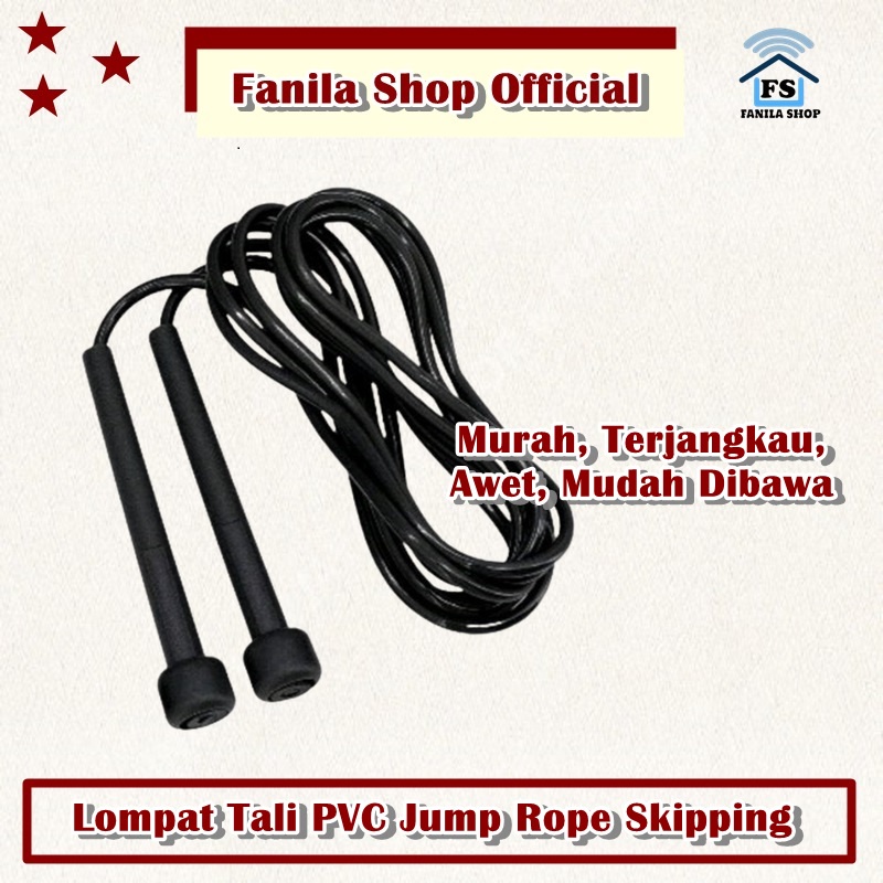 Lompat Tali PVC Jump Rope Skipping