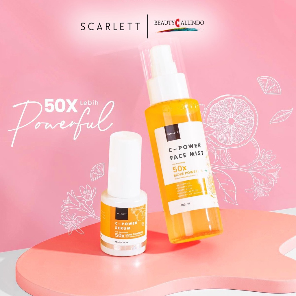 Scarlett Whitening C-Power Serum - Face Mist