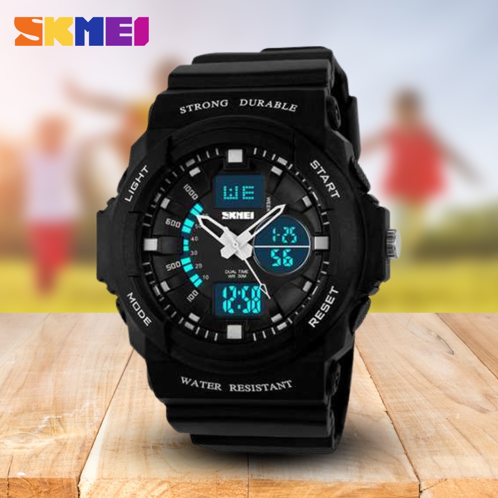 Jam Tangan Anak - AD1061 - EMWS7IBK Black - SKMEI