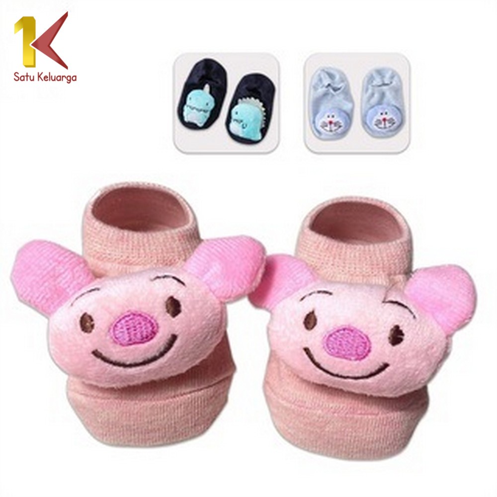 Satu Keluarga Kaos Kaki Anak Bayi P5 Part 2 Kaus Kaki Karakter Kartun Fashion / Baby Socks Import / 