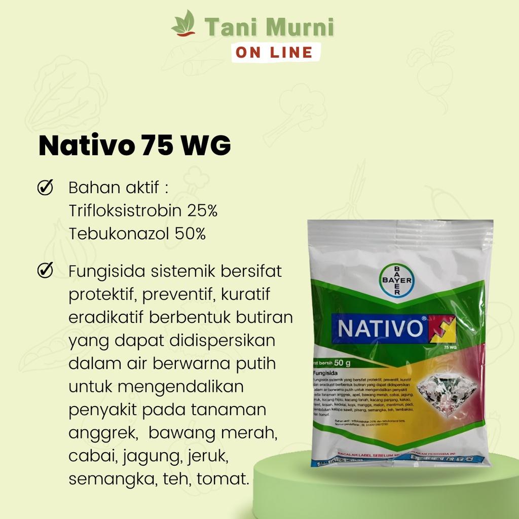 Fungisida Nativo 50 gram