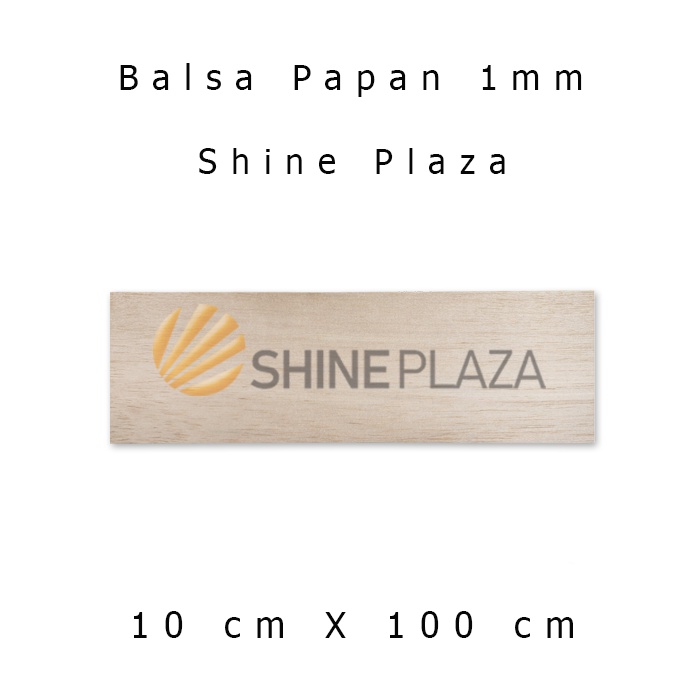 Kayu Balsa Papan 1mm - Balsa Sheet 1 mm - Bahan Maket Khusus Gosend