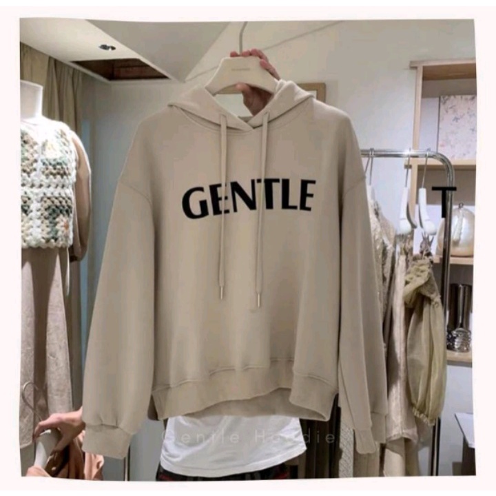 GENTLE HOODIE SWEATER JUMPER PRIA WANITA PAKAIAN JACKET KASUAL FASHION TERKINI