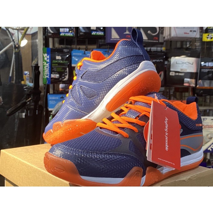 {MentariStore} SEPATU BADMINTON LINING SAGA LITE 2/SEPATU LINING SAGA LITE 2/ORIGINAL - Lime/Dark Gr