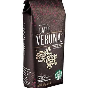 

}}}}}}] KOPI STARBUCKS CAFFE VERONA DARK ROAST WHOLE BEAN 250 GRAM