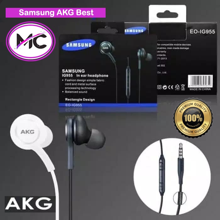 Headset Handsfree Earphone Samsung AKG S8 S9 Ekstra Bass Good Quality Aksesoris HP Handphone