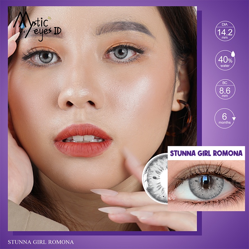 [✅COD] MYSTICEYES SOFTLENS STUNNA GIRL SERIES NADINE COLOR CONTACT LENS