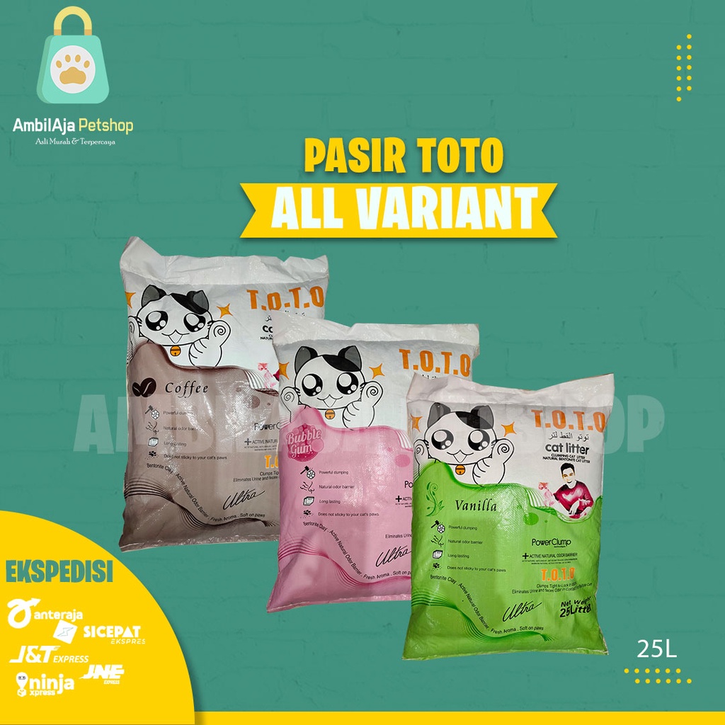 Pasir Kucing Cub N Kit, Top &amp; Toto 20KG ( PENGIRIMAN KHUSUS Grab Gojek &amp; BlueBird )