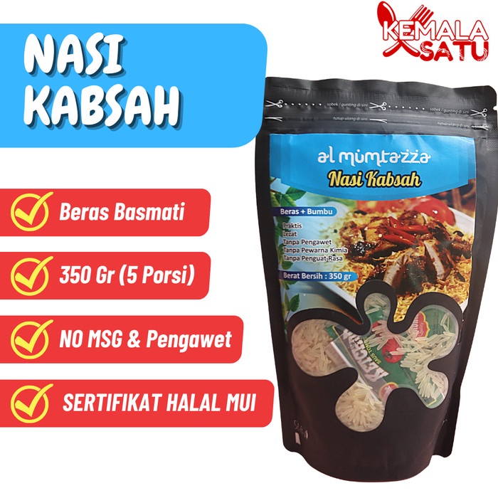 

[Bisa COD] Nasi Kabsah Instan Al Mumtazza Free Centong Nasi Anti Lengket