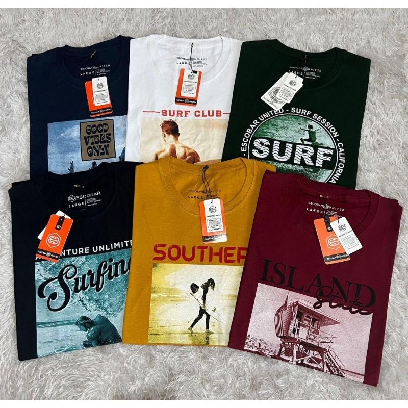 Paket 3 pcs 100 ribu kaos Escobar motif RANDOM | kaos escobar premium pria dewasa lengan pendek asli bandung 100 3 | kaos pria distro | kaos pria dewasa terbaru 2021 | kaos oblong pria | kaos cowok import | kaos Escobar 100 3pcs | kaos ESCOBAR premium