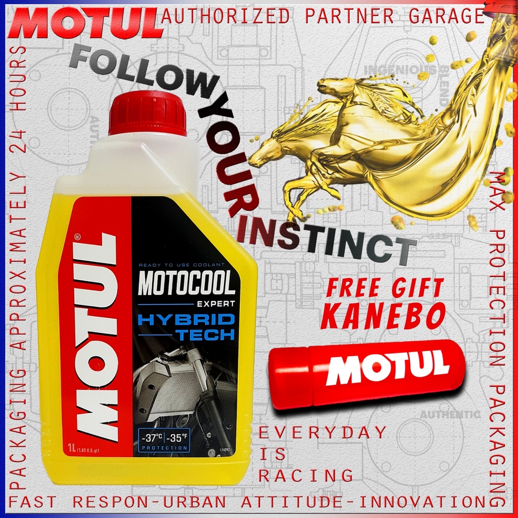 MOTUL MOTOCOOL EXPERT ENGINE COOLANT HYBRID TECH 1L  AIR RADIATOR COOLANT MOTOR IMPORT ORIGINAL