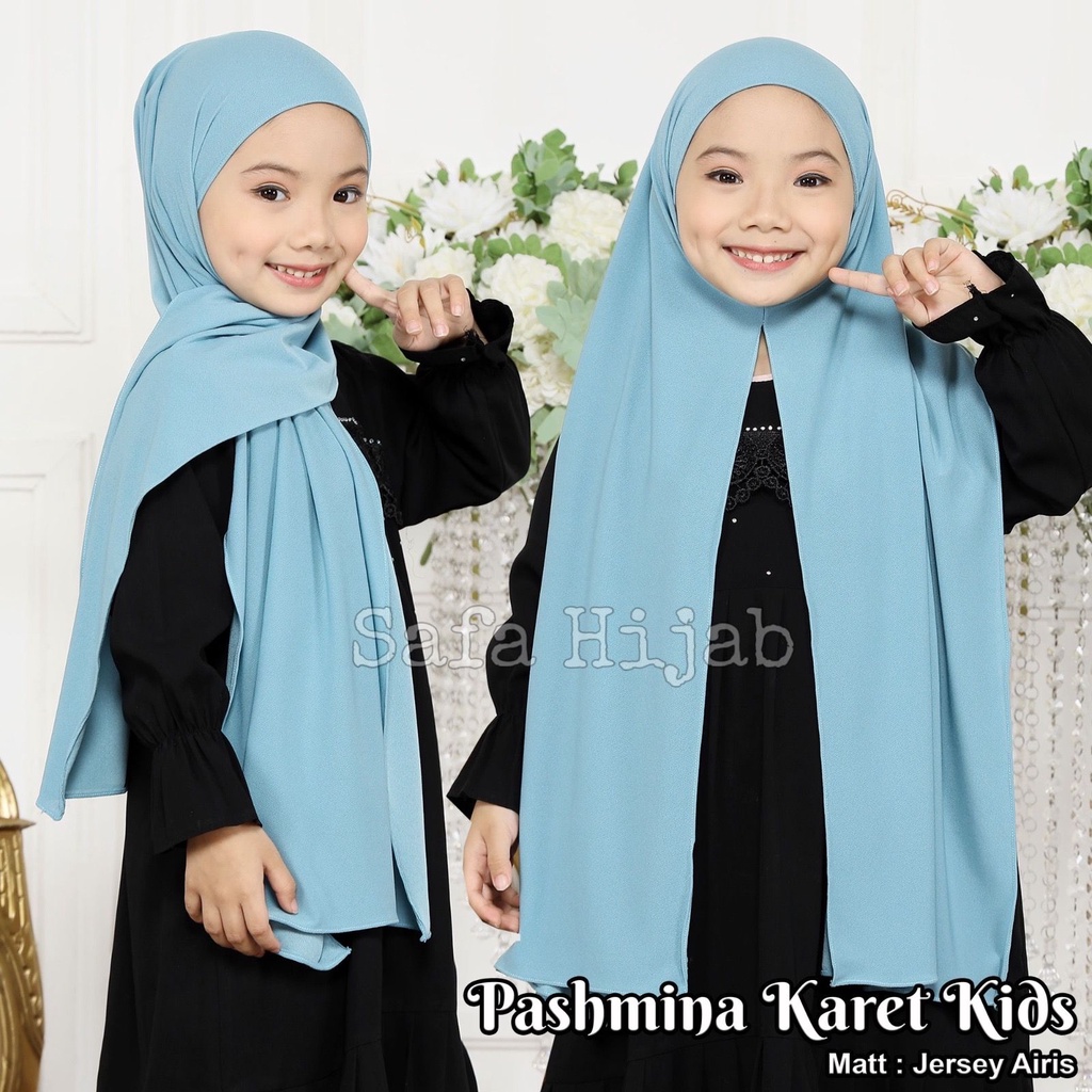 Kerudung anak Pashmina Anak bahan jersey Airis Safa Hijab