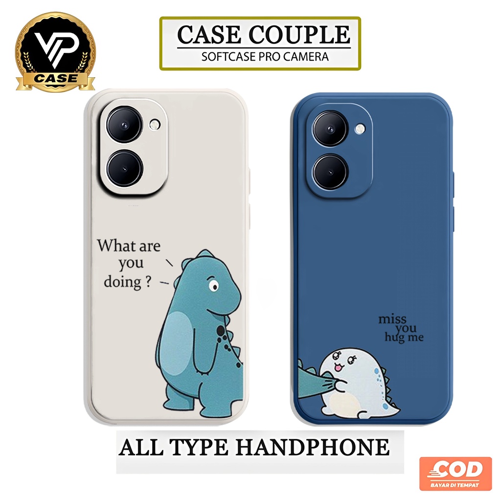 VVIPCASE - Case Couple Realme C33 Terbaru Softcase Pro Camera - Premium Silicone - Softcase Couple C