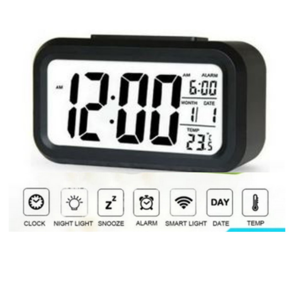 Jam Meja Pintar alarm jam Weker Digital Desktop Smart Clock