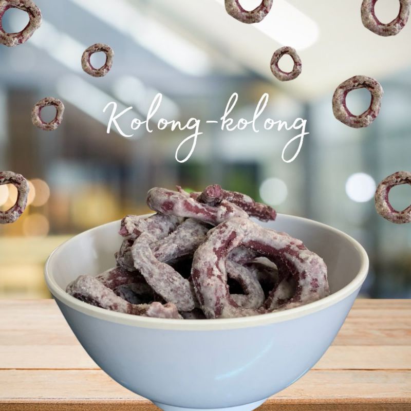 

kolong kolong/ keripik pulut hitam/ jajanan khas medan