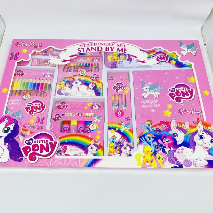 

Stationary set xl alat tulis gambar anak lengkap little pony