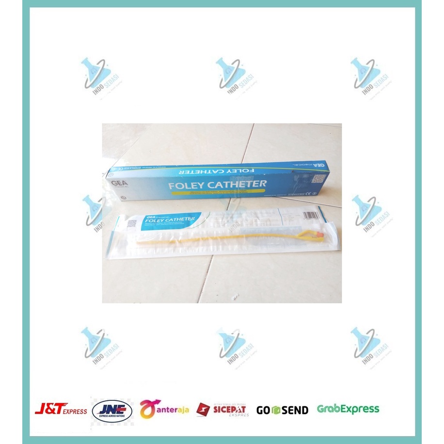 Kateter GEA - Folley Catheter 2 Way 4 Ukuran per Box isi 10 PCS