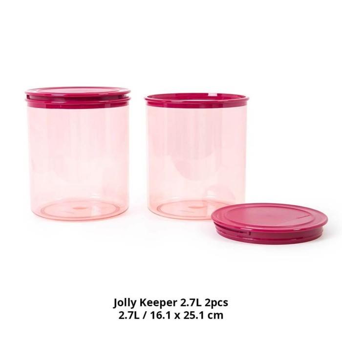 TUPPERWARE Jolly Keeper 2.7L 2pcs Toples [A08]
