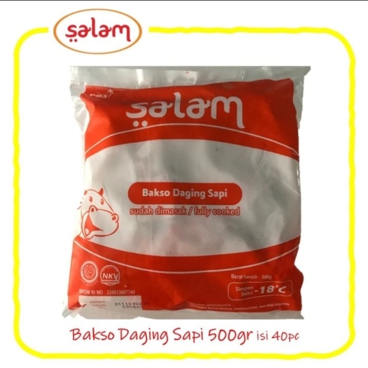 

Salam Bakso Sapi 500gr isi 40pc