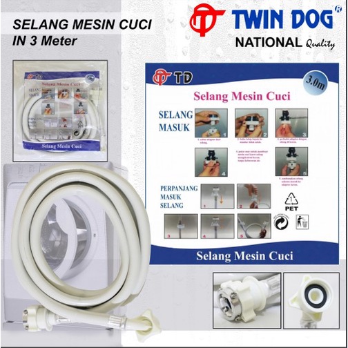 Rizkyonline88 Selang inlet serbaguna selang mesin cuci 1.5M, 2M, 3M, 5M