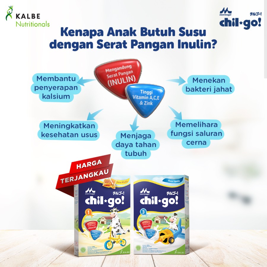 CHILGO | CHIL*GO! | CHIL-GO! 1+ 3+ Susu Bubuk Vanilla / Madu 700gr / 1000gr 1Kg