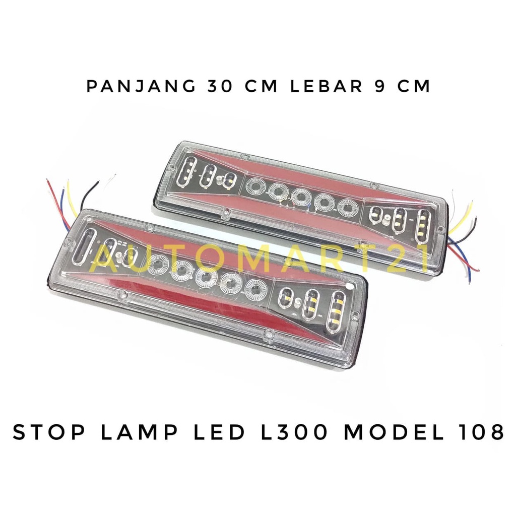 STOP LAMP / LAMPU TAIL / LAMPU STOP / LAMPU STOP REM LED L300 KATANA MODEL 108