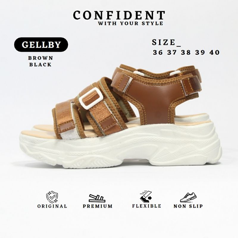 Confident - GELBY - sandal Wanita Travelling