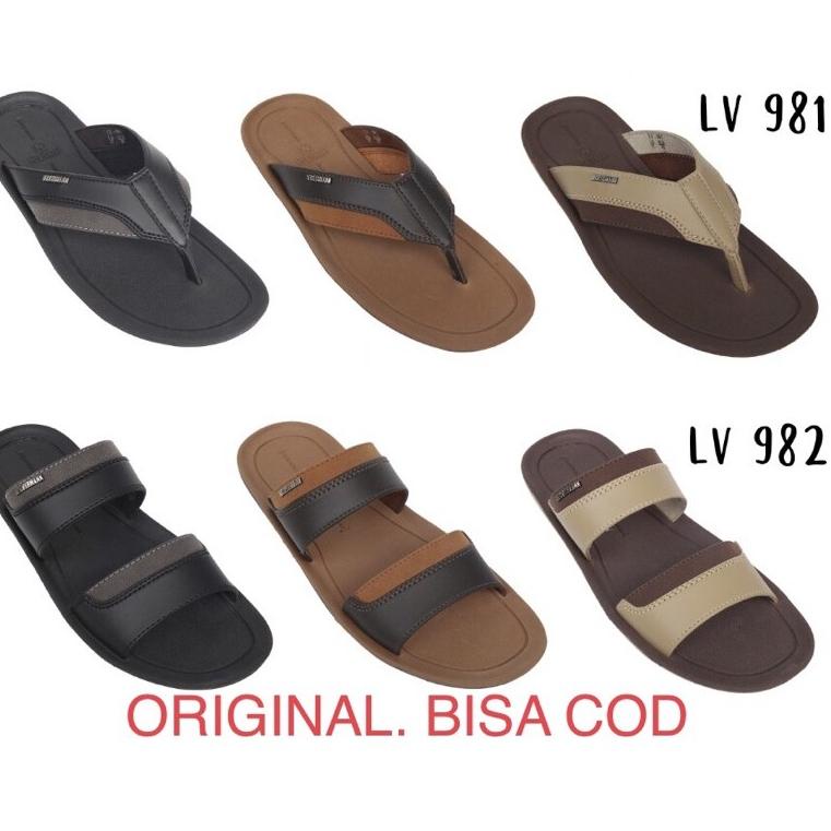 CHEKOUT ORIGINAL New Sendal Cowok Dewasa Neckermann Sandal Pria Dewasa Neckermann LV981 & LV982