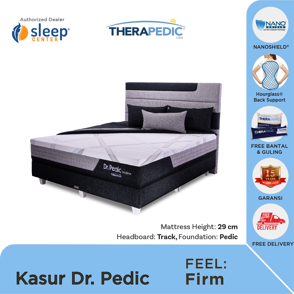 SC THERAPEDIC Springbed Backsense Dr Pedic (Fullset)