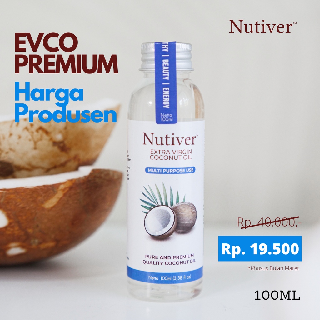 Jual Nutiver Premium Vco Virgin Coconut Oil Ml Evco Extra Virgin