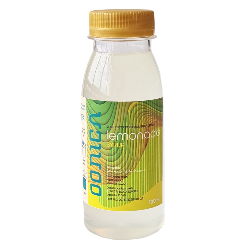 100ml OONICA Lemonade Syrup + Bonus 30ml