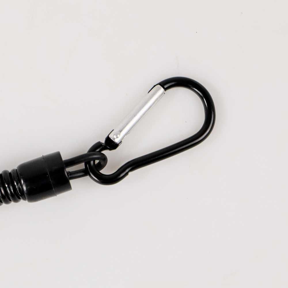 Tang Kail Pancing Stainless Steel Fishing Hook Remover with Carabiner - J1353 - Black