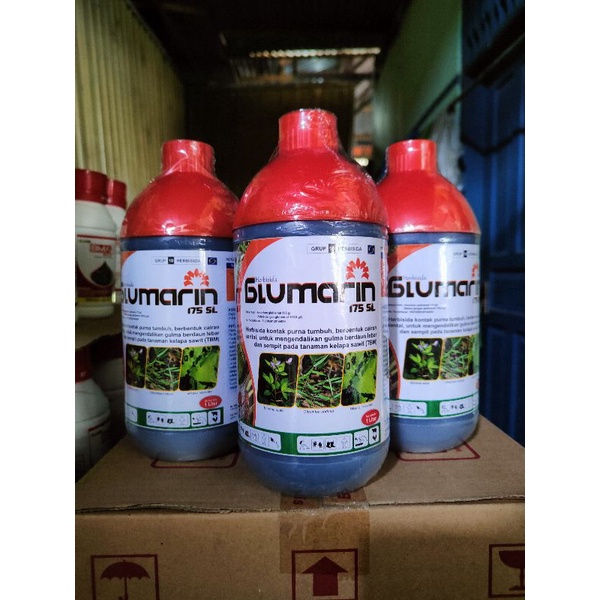GLUMARIN 175 SL kemasan (1 Liter) Herbisida sistemik kontak.