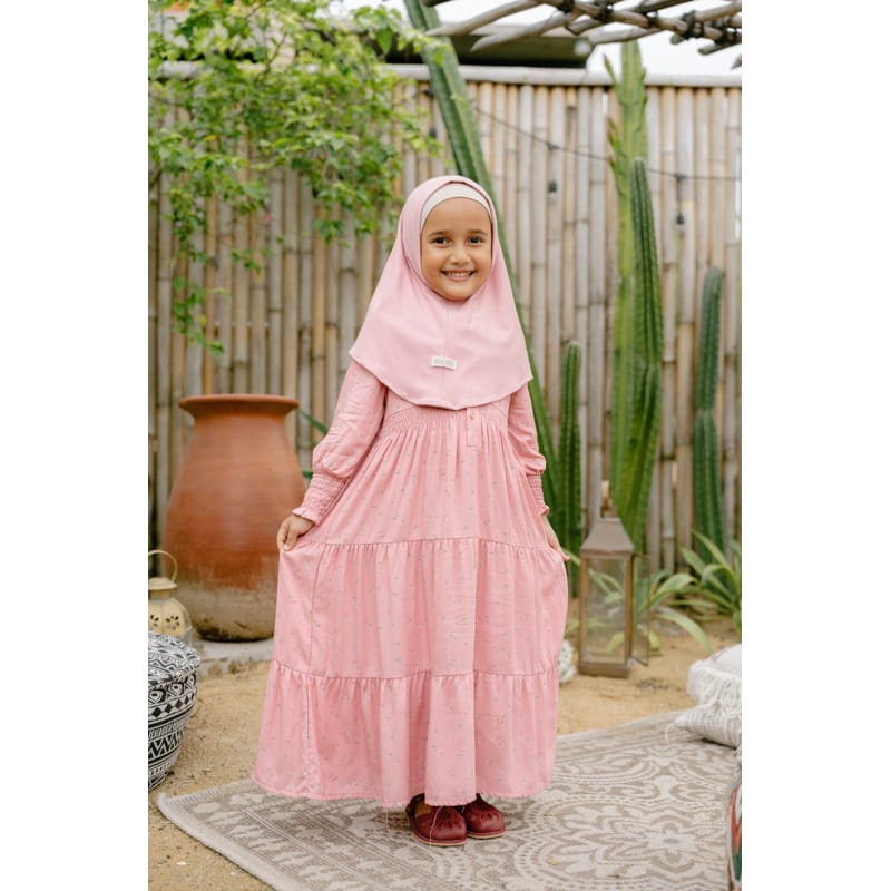 Bohopanna NAURA DRESS Raya Collection / Boho Baby Gamis Dress Anak Perempuan Raya Collection