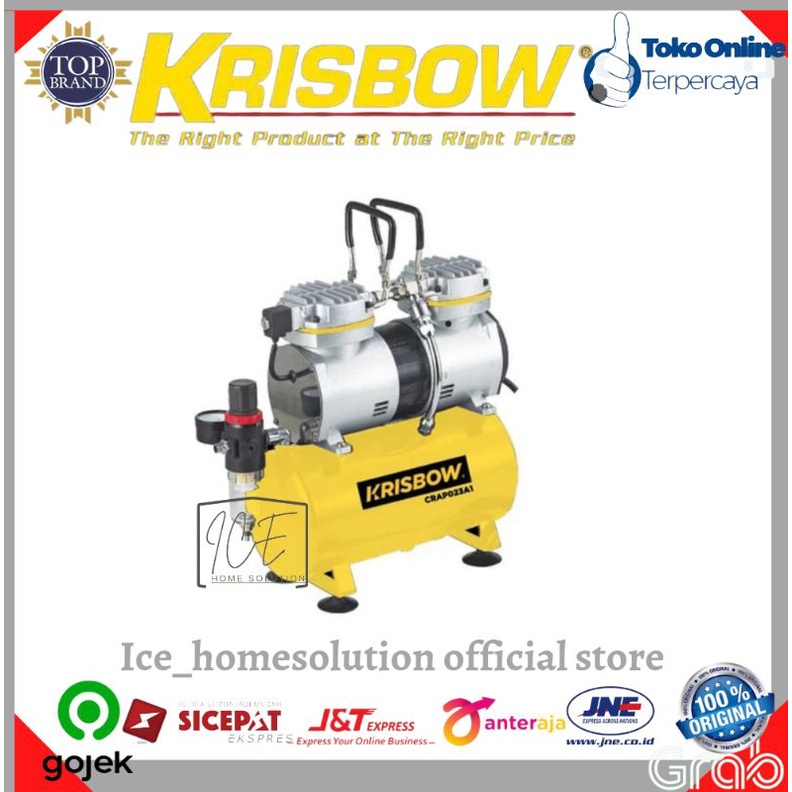 Krisbow Kompresor Airbrush Twin Cylinder Crdpa002